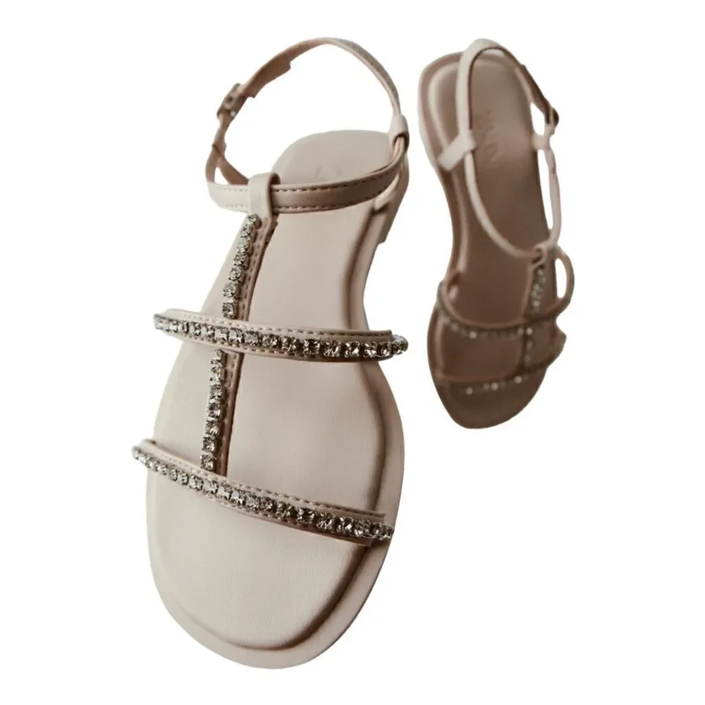 ZARA Kids | Pink | JEWEL STRAPPY SANDALS